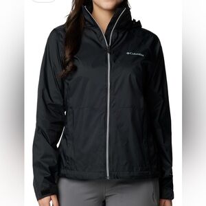 Columbia Switchback III packable lightweight waterproof large black rain jacket